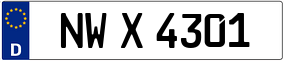 Truck License Plate